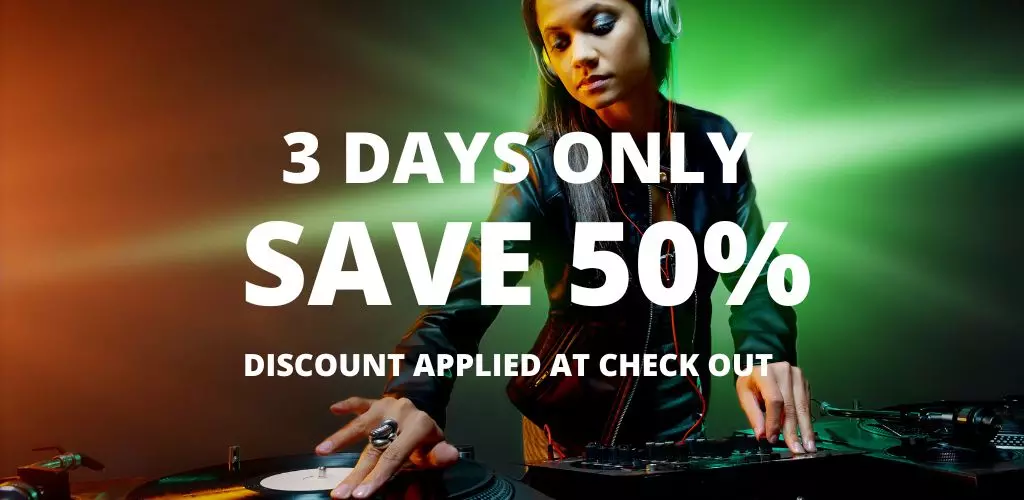 Save 50% On All DJ Drop services