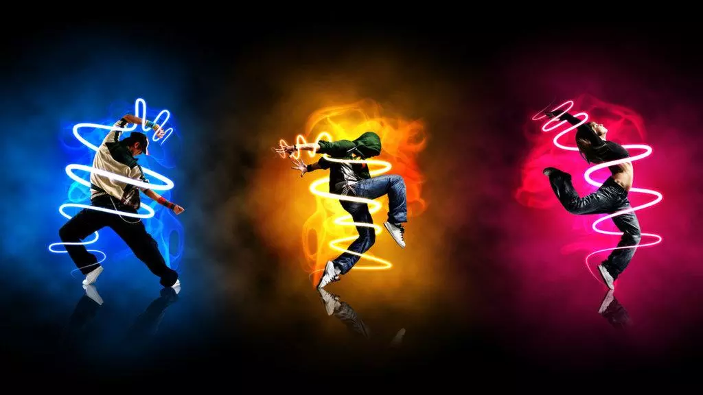 Dancing to the Dj mix